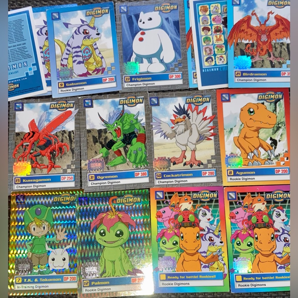 Digimon Cards Series 1 *~Exclusive Previews~* - 2000 Upper Deck *15 Lot!*